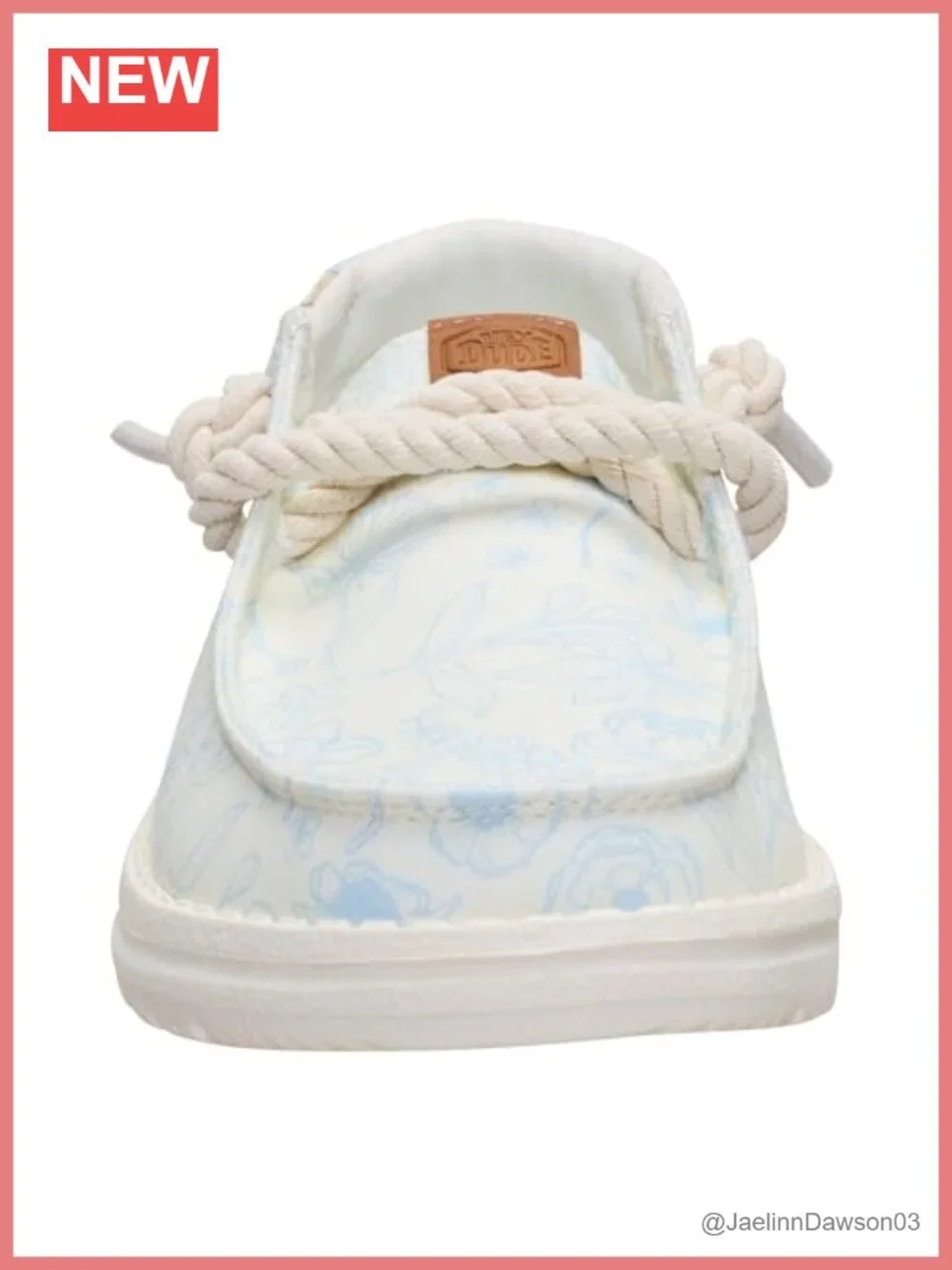 Women's Floral Slip On Loafers Canvas Lightweight Casual Shoes